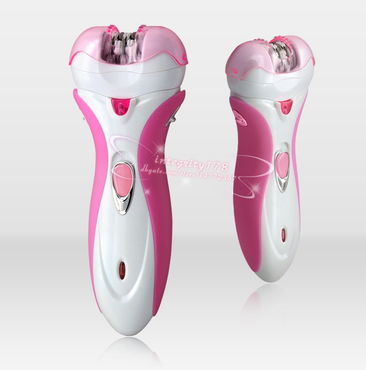 Kemei 4 in 1 Electric Foot Exfoliator Feet Dead Skin Removal Heel Cuticles Nail Grinding Tool Set