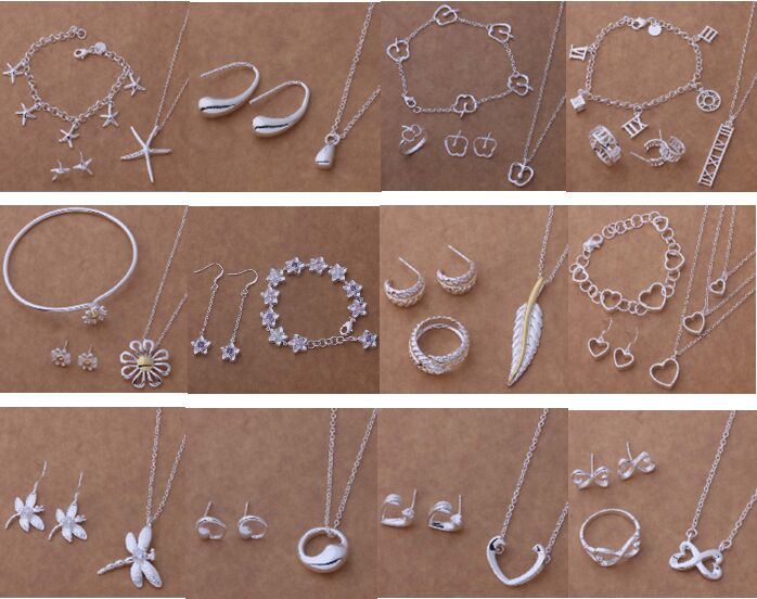 Free Shipping with tracking number New Fashion women's charming jewelry 925 silver 12 mix jewelry set 1458, Mixed colors
Free Shipping with tracking number New Fashion women's charming jewelry 925 silver 12 mix jewelry set 1458, Mixed colors