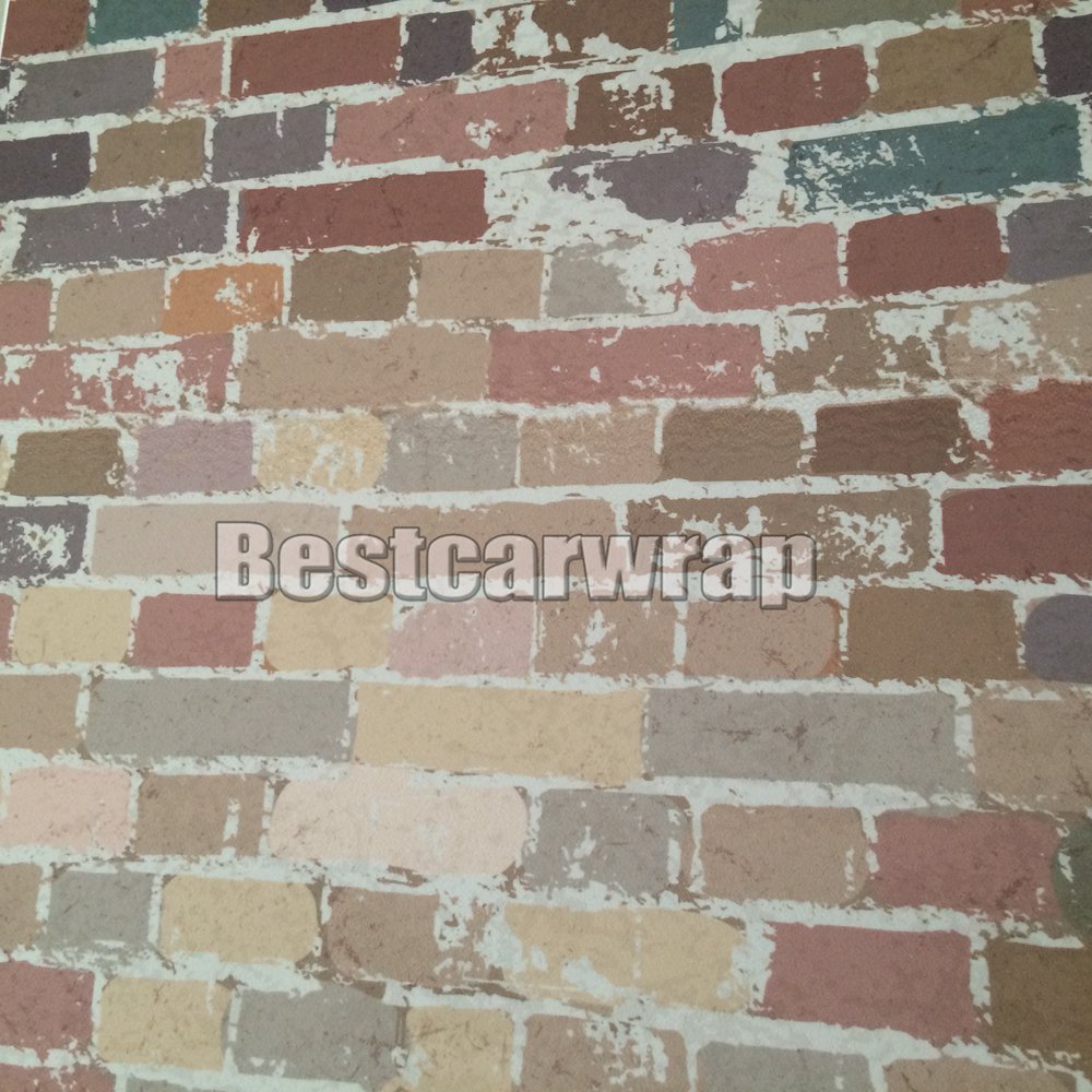 brick wall Camo Vinyl Camoufalge Car Wrap illest Stickerbomb Graffiti Cartoon Vinyl Wrap Sticker Decal Film Sheet Air bubble Free DIY