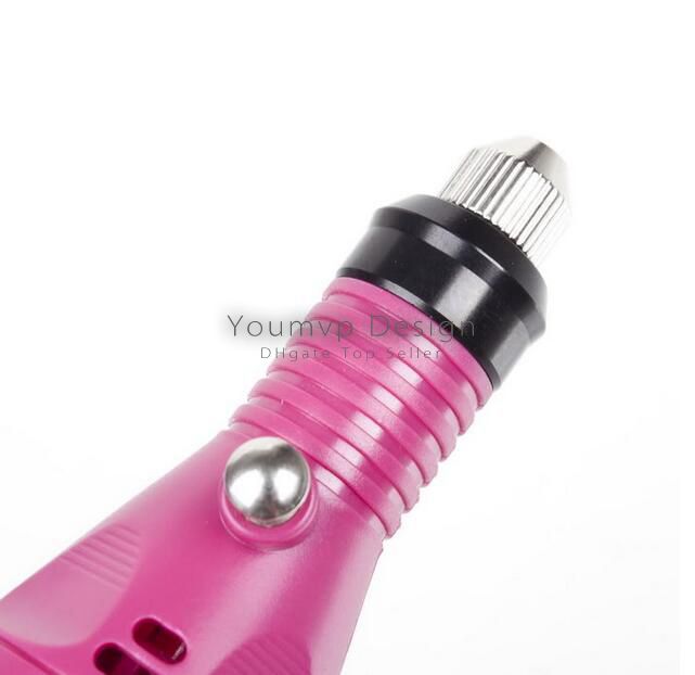 Electric Nail Drill Machine Art Salon Manicure File Polish Tool+6 Bits Pedicure 20000RPM (100V~240V) DHL Free JJD1925