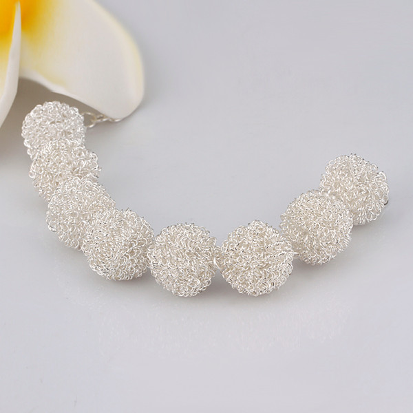 Hot sale christmas gift 925 silver Tennis Bracelet DFMCH345,Brand new fashion 925 sterling silver plated Chain link bracelets high grade