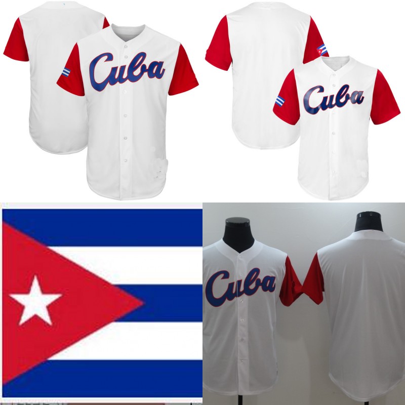 2017 Cuba World Baseball Classic WBC Jersey Authentic Custom Any Name Number Womens Mens Youth Baseball Jerseys White, White 1
2017 Cuba World Baseball Classic WBC Jersey Authentic Custom Any Name Number Womens Mens Youth Baseball Jerseys White, White 1