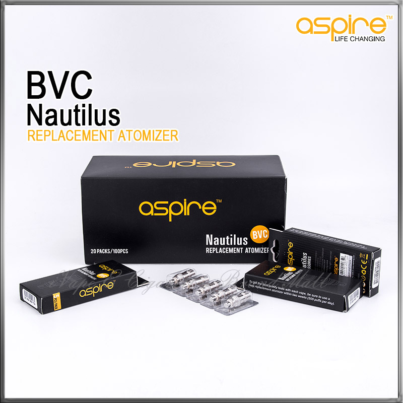 Aspire Nautilus 1.6ohm/1.8ohml Atomizer BVC Replacement Head Coils For Aspire Nautilus and Nautilus mini Adjustable Airflow Tank Clearomizer
Aspire Nautilus 1.6ohm/1.8ohml Atomizer BVC Replacement Head Coils For Aspire Nautilus and Nautilus mini Adjustable Airflow Tank Clearomizer