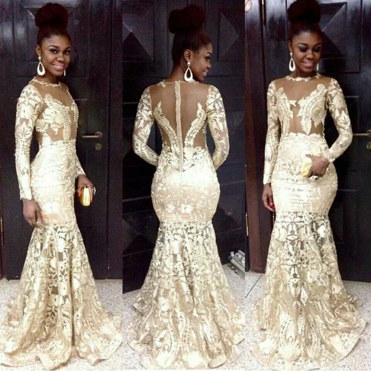 South African Style Evening Dresses Lace Sheer Neck Long Sleeve Mermaid Prom Dresses For Woman Plus Size Formal Party Dresses, Same as picture
South African Style Evening Dresses Lace Sheer Neck Long Sleeve Mermaid Prom Dresses For Woman Plus Size Formal Party Dresses, Same as picture