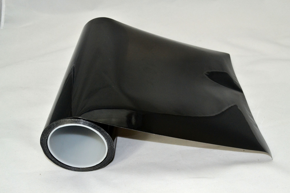 Headlight Tint Film Dark Smoke, 0.3mm Thick PVC Vinyl Wrap 10 Meter Roll for Tail Lights, Fog Lights, Car Light Tinting & Protection