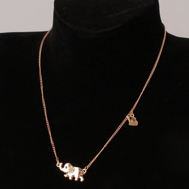 Crystal Elements Home Fashion Jewelry 2 Size Elephant Necklace Mother's Day gift wholesale
Crystal Elements Home Fashion Jewelry 2 Size Elephant Necklace Mother's Day gift wholesale