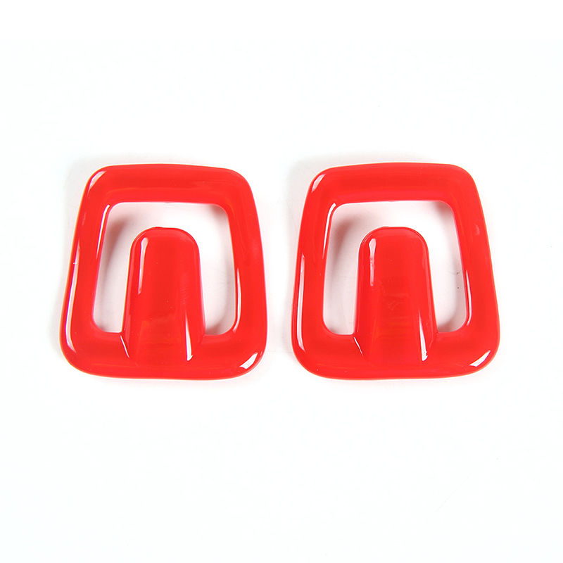 Seat Head Restraint Stickers Hooks Decoration Covers Trim Fit For Ford Mustang 2015-2016 Car Interior Accessories ABS