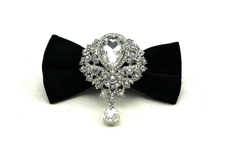 finest neckwear for men evening party wedding bow tie diamond butterfly wool bowknot casual bowties stage boxed gift