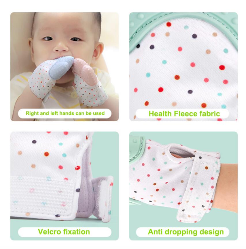 Silicone Baby Teether Pacifier Glove Natural Thumb Sound Teething Chewable Nursing Beads Child Give Up Sucking Fingers
Silicone Baby Teether Pacifier Glove Natural Thumb Sound Teething Chewable Nursing Beads Child Give Up Sucking Fingers