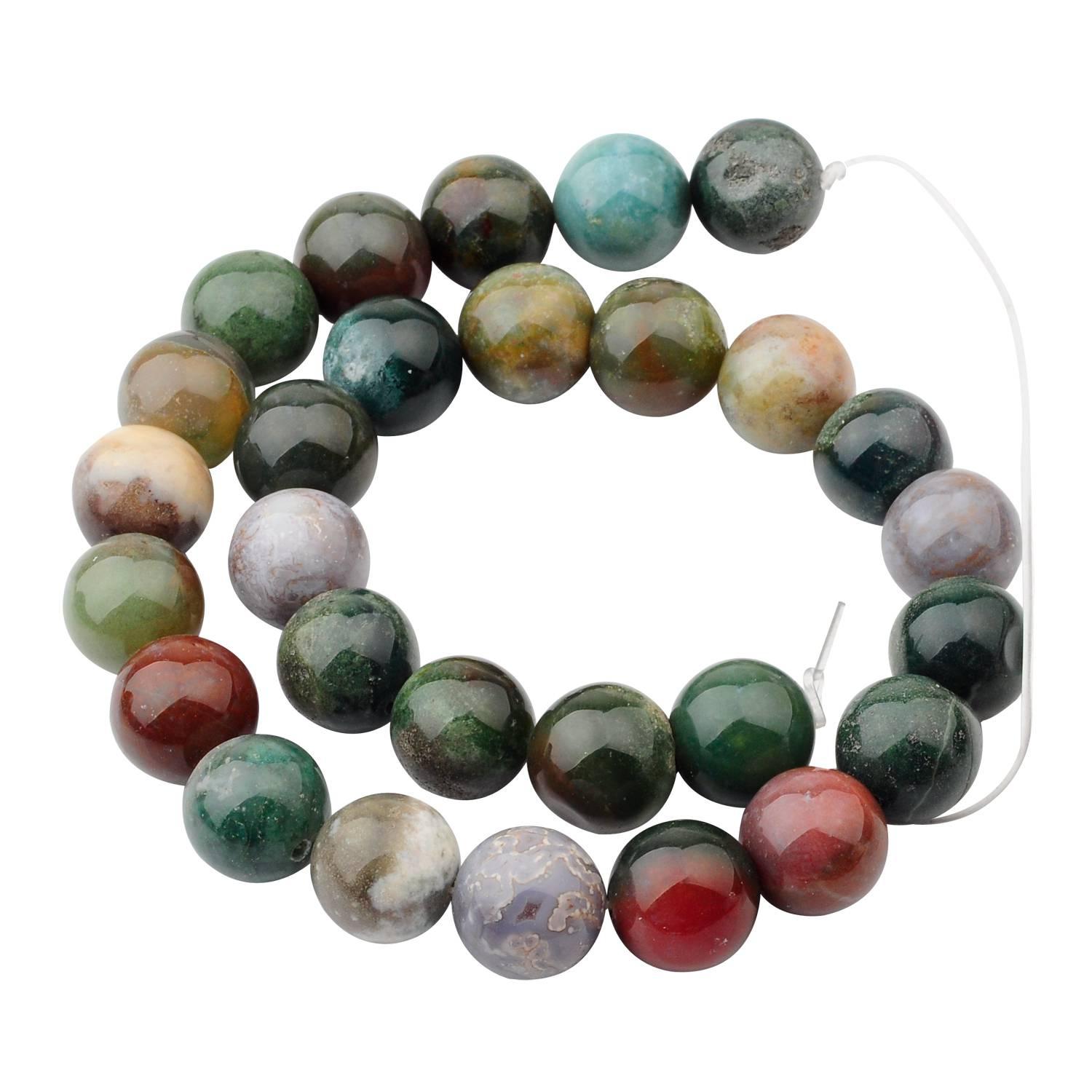 Natural Fancy Jasper 14mm Round Beads for DIY Making Charm Jewelry Necklace Bracelet loose 28PCS Stone Indian Agate Beads For Wholesales
Natural Fancy Jasper 14mm Round Beads for DIY Making Charm Jewelry Necklace Bracelet loose 28PCS Stone Indian Agate Beads For Wholesales