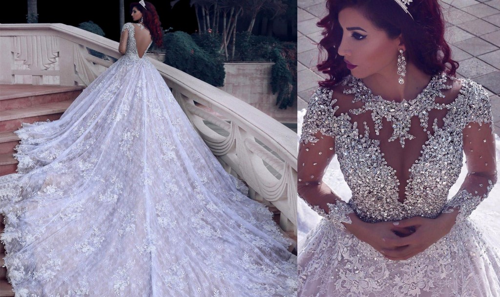 Hot Bling Crystal Beads Wedding Dresses with Illusion Long Sleeves Turke Castle Bridal Wedding Gowns A Line Mariage Long Court Train, Gold
Hot Bling Crystal Beads Wedding Dresses with Illusion Long Sleeves Turke Castle Bridal Wedding Gowns A Line Mariage Long Court Train, Gold