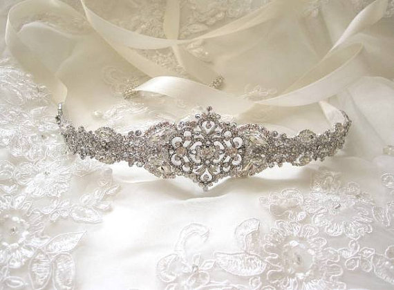 New Glaring Crystals Wedding Belts Rhinestones Bridal Sashes Cheap Beaded Crystals Wedding Sash Ribbon Belt Bridal Accessories