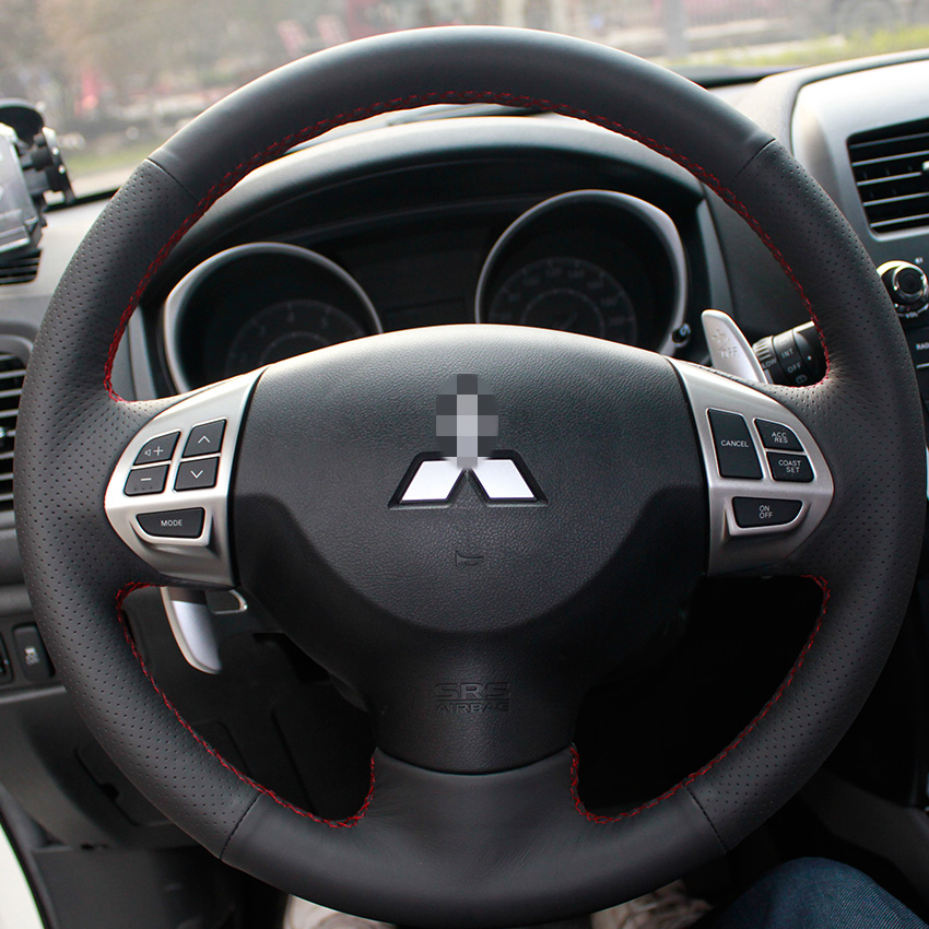 Steering wheel cover Case for Mitsubishi ASK OUTLANDER Lancer EX Genuine leather DIY steering cover Hand-stitch Spesific cover Car styling
Steering wheel cover Case for Mitsubishi ASK OUTLANDER Lancer EX Genuine leather DIY steering cover Hand-stitch Spesific cover Car styling