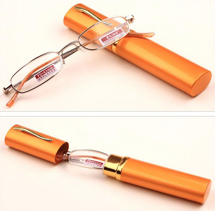 Portable Metal Glasses Reading With Pen Clic Reading Glasses Tube Reading Glasses Frame Women Men presbyopic glasses Free Shipping
Portable Metal Glasses Reading With Pen Clic Reading Glasses Tube Reading Glasses Frame Women Men presbyopic glasses Free Shipping