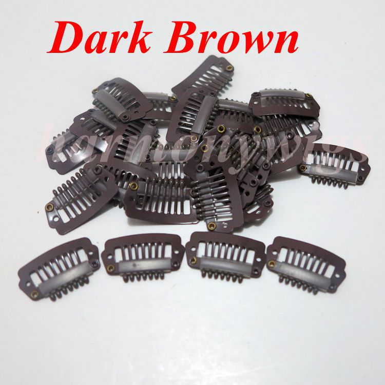 Hair extension snap clips 2.3cm 7 teeth stainless steel for clip human hair extensions weft 6colors
Hair extension snap clips 2.3cm 7 teeth stainless steel for clip human hair extensions weft 6colors