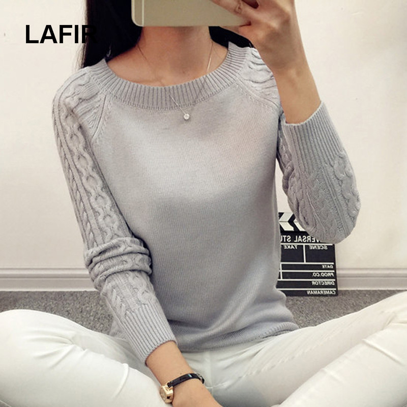 Wholesale- New Arrivals Women Sweaters And Pullovers 2017 Autumn Winter Solid Long Sleeve Knitted Pullover Female Casual Jumper Pull Femme, Black
Wholesale- New Arrivals Women Sweaters And Pullovers 2017 Autumn Winter Solid Long Sleeve Knitted Pullover Female Casual Jumper Pull Femme, Black