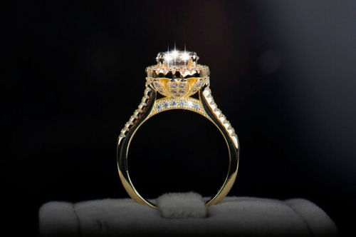 Sterg Sier White Sapphire 7MM Round Cut Women Wedding Engagement Band Gold Rings Size 5-11