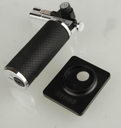 Scorch Cigar 2500F Micro Butane with Windproof Flames, Premium Black 1300c Celsius Jet Torch Lighter W260202