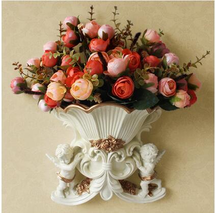 Europeanism environment-protective resin angel wall-mounted flower vase with golden edge three branch of artificial flowers tie-in sale2015
Europeanism environment-protective resin angel wall-mounted flower vase with golden edge three branch of artificial flowers tie-in sale2015