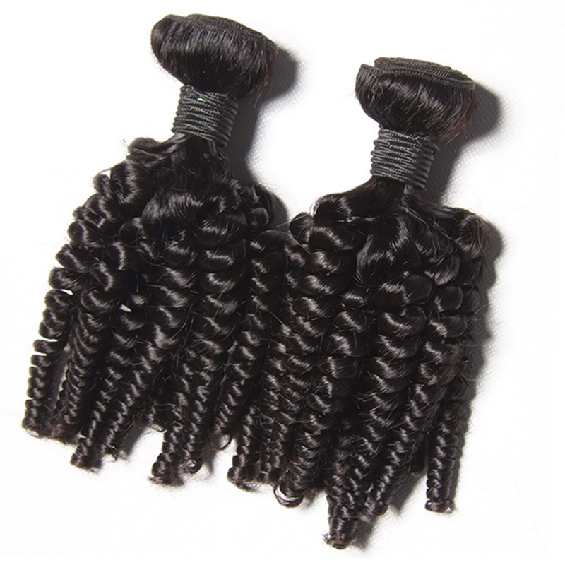 Brazilian Human Hair Extensions Aunty Funmi Unprocessed Indian Peruvian Brazilian Malaysian Virgin Hair Weaves Funmi curly