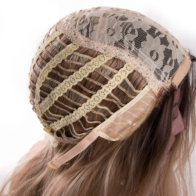 Sexy Women's Long Blonde Mixed Wavy Curly Natural Hair Full wigs + wig gift @@