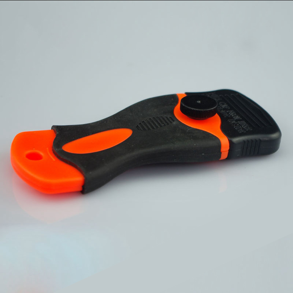 Safety Razor Scraper for Auto Detailing & Household | Stainless Steel & Plastic Blades for Scratch-Free Adhesive & Glue Removal MO-81