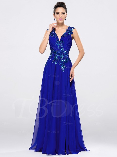 2016 Hot Sale Fashion New Arrival Charming Free Shipping V-Neck A-Line Applique Zipper-Up Long Royal Blue Chiffon Evening Dresses 1106, Same as picture
2016 Hot Sale Fashion New Arrival Charming Free Shipping V-Neck A-Line Applique Zipper-Up Long Royal Blue Chiffon Evening Dresses 1106, Same as picture