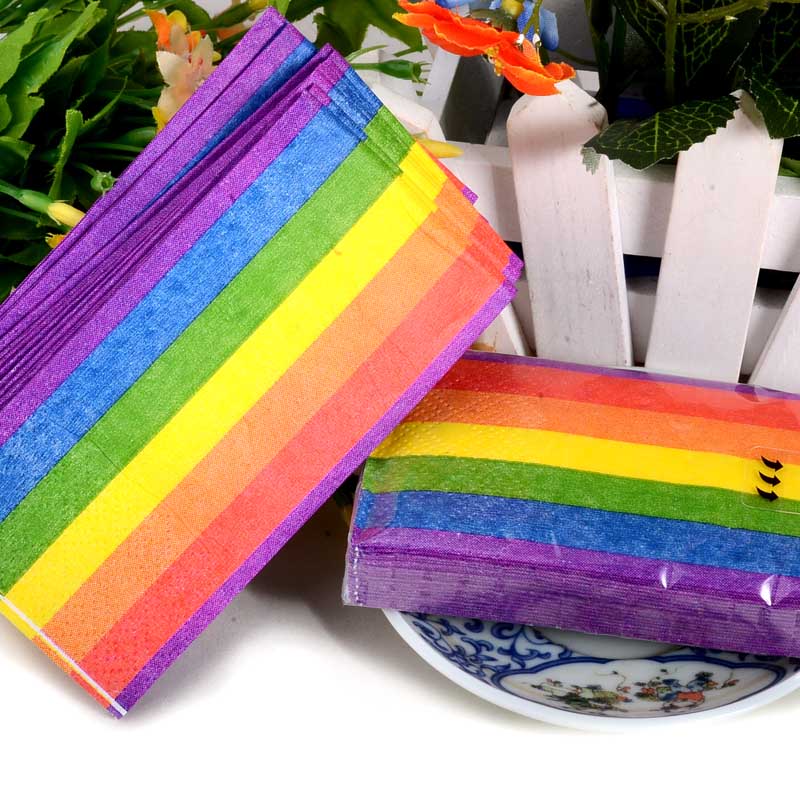 Color Rainbow Paper Napkin Tissue 3 Layers Folding Handkerchiefs Towel Wedding Party Gift Favors Online SD901, Multi
Color Rainbow Paper Napkin Tissue 3 Layers Folding Handkerchiefs Towel Wedding Party Gift Favors Online SD901, Multi