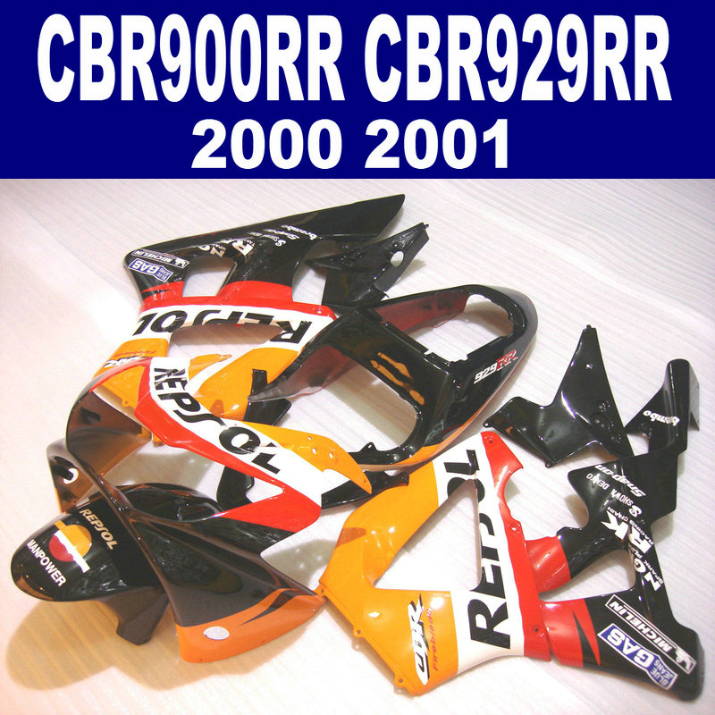 7 Gifts for HONDA CBR900RR fairing kit CBR929 2000 2001 black orange REPSOL CBR 929 RR CBR929RR fairings set HB4, Same as the picture shows
7 Gifts for HONDA CBR900RR fairing kit CBR929 2000 2001 black orange REPSOL CBR 929 RR CBR929RR fairings set HB4, Same as the picture shows