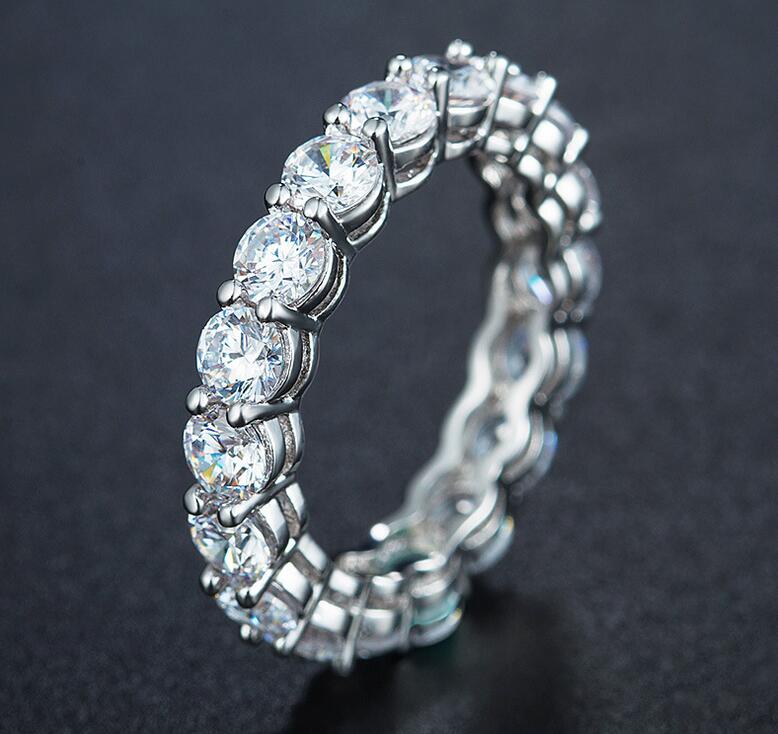 Brand Desgin Wholesale Sparkling Fashion Jewelry 925 Sterling Silver Round Cut White Topaz CZ Diamond Women Wedding Band Ring Size 5-11, Slivery;golden
Brand Desgin Wholesale Sparkling Fashion Jewelry 925 Sterling Silver Round Cut White Topaz CZ Diamond Women Wedding Band Ring Size 5-11, Slivery;golden