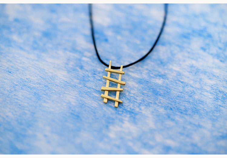 10PCS Fashion Little High Ladder Necklace Cute Celestial Ladder Necklaces Fairy Instrument Tool Necklaces