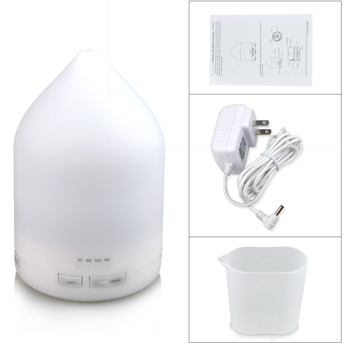 150ml Ultrasonic Essential Oil Aromatherapy Diffuser Air Humidifier Fragrance Sprayer Office Purifier Mist Maker With Colorful LED Lights