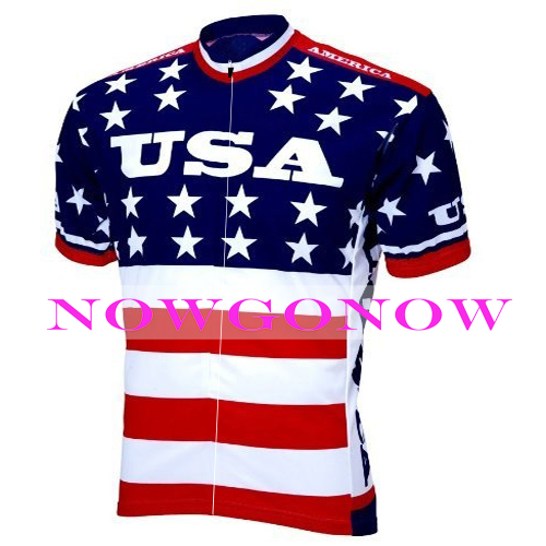 2016 cycling jersey USA United States America team bike clothing wear riding MTB road ropa ciclismo NOWGONOW bicyce full zip Polyester HOT, We send only jersey
2016 cycling jersey USA United States America team bike clothing wear riding MTB road ropa ciclismo NOWGONOW bicyce full zip Polyester HOT, We send only jersey