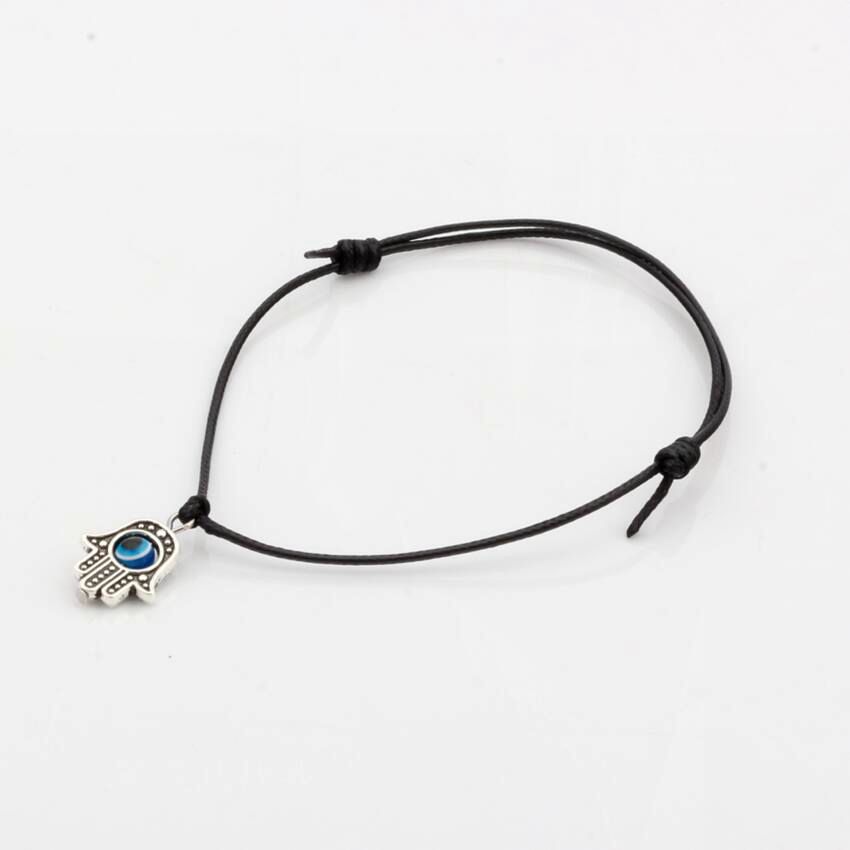 Hot ! 50pcs Hamsa Hand String Evil Eye Lucky Black color wax Cord Spiritual Bracelets Success Protection
Hot ! 50pcs Hamsa Hand String Evil Eye Lucky Black color wax Cord Spiritual Bracelets Success Protection