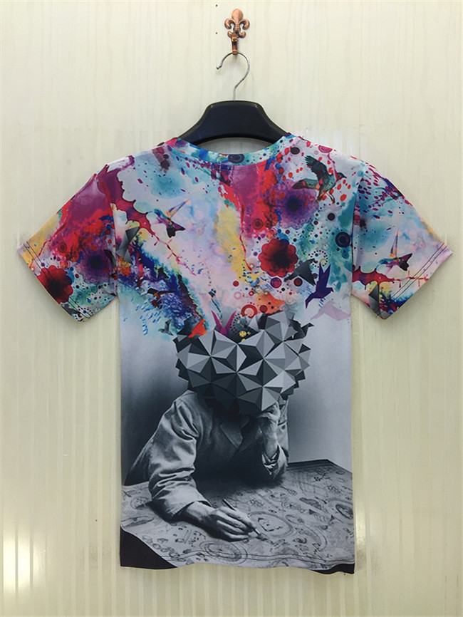 Alisister new fashion The Thinker Printing Abstract t-shirt Unisex Women/Men Casual 3d t shirt for men/women harajuku tee shirt