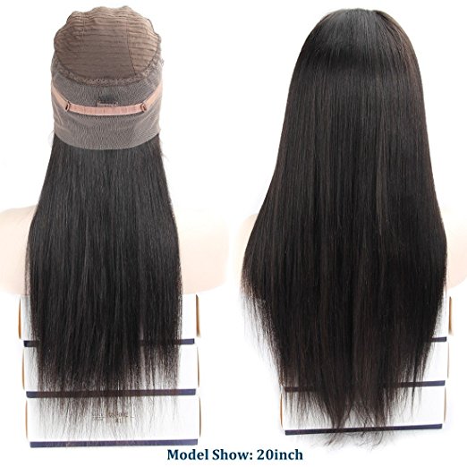 DIVA 360 hd transparent Frontal Lace Wig Straight glueless Indian Hair Wigs Virgin 360 full front human hairs 130% Density Natural
