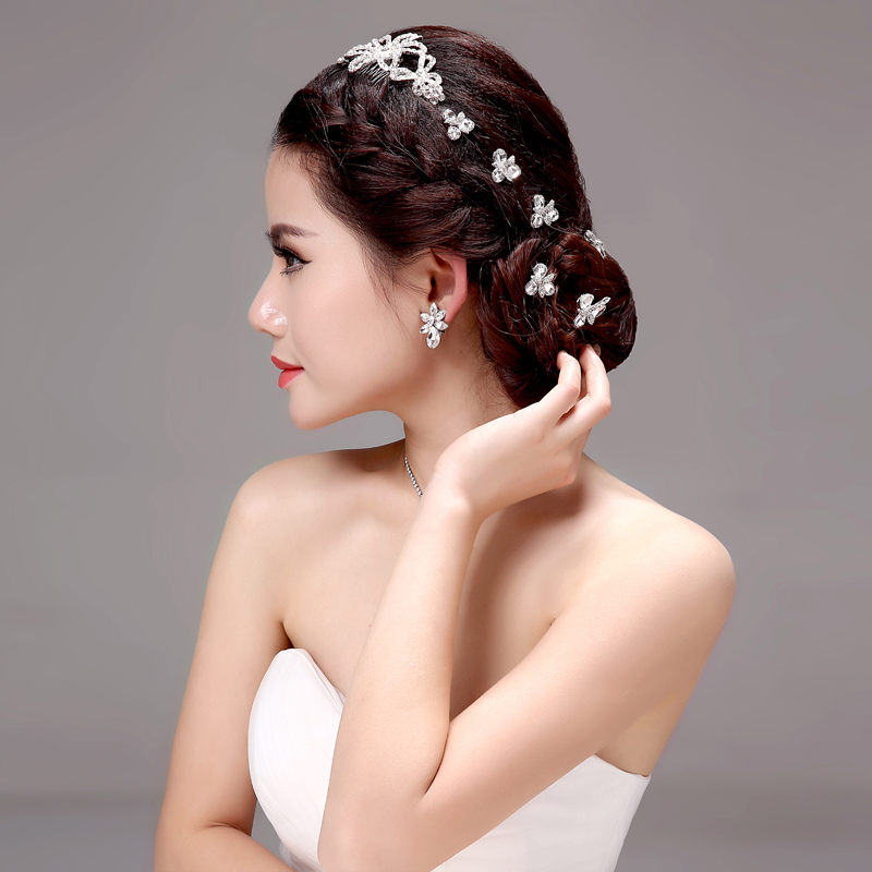 Fashion Bridal Headpiece Accessories Rhinstone Necklace Hair Clips Wedding Accessories Party Headwear In stock
Fashion Bridal Headpiece Accessories Rhinstone Necklace Hair Clips Wedding Accessories Party Headwear In stock