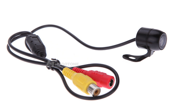 Dual Video Waterproof Car Monitor and Rearview Camera - 4.3 Inches Wireless Parking Assist Kit