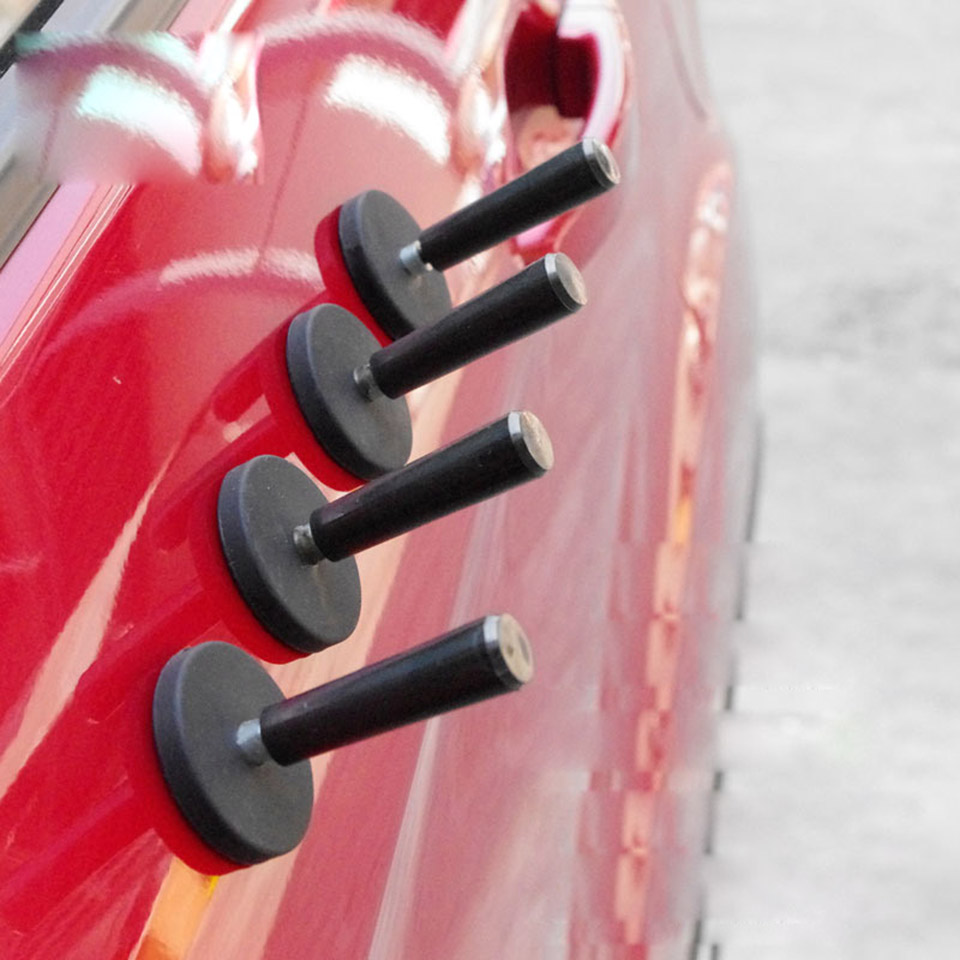 Durable Black Vehicle Car Wrap Strong Gripper Magnetic Sign Holders Perfect Fit for Vehicle Wraps Graphic Design MO-A1