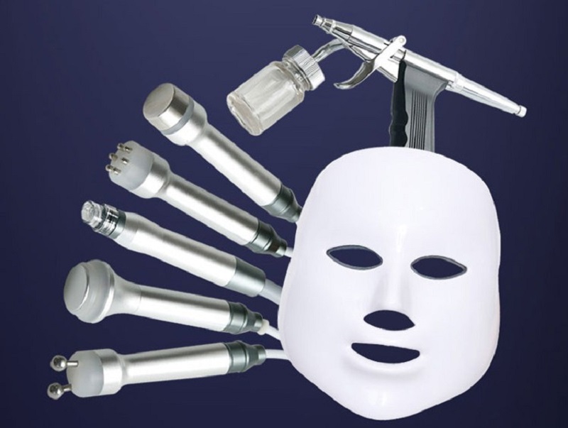 New 7in1 Water Dermabrasion Skin Oxygen Therapy Equipment Facial Spas Hydro Dermabrasion Salon Face Deep Clean Water Peel Machine