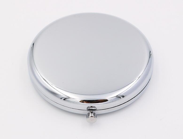 Silver blank compact mirrors Great for DIY cosmetic makeup mirror Wedding Party Gift