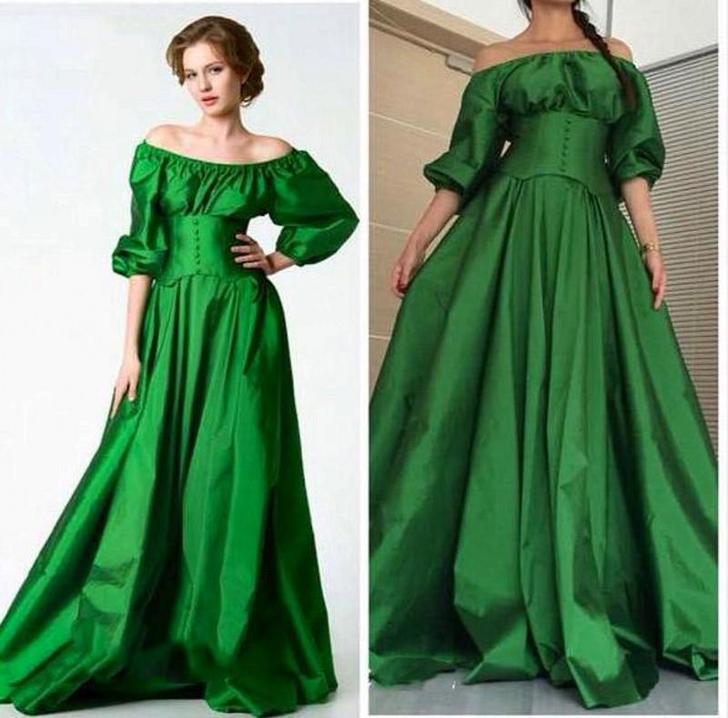 Dark Green Formal Evening Dresses With Sexy Off Shoulder Half Sleeve Cap Sleeve 1905's Vintage Wdding Party prom Gowns 2016, Dark red
Dark Green Formal Evening Dresses With Sexy Off Shoulder Half Sleeve Cap Sleeve 1905's Vintage Wdding Party prom Gowns 2016, Dark red