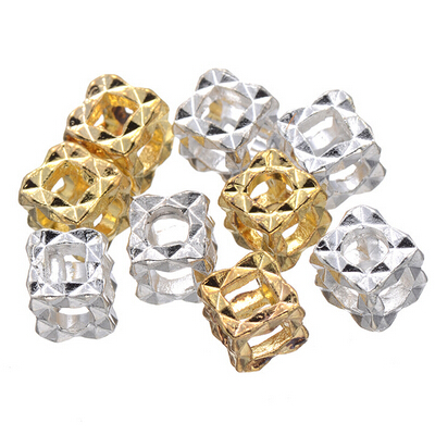 100 pcs Silver & gold Cube Filigree Bead for European Charm Bracelet pandora beads in 10 mm
100 pcs Silver & gold Cube Filigree Bead for European Charm Bracelet pandora beads in 10 mm