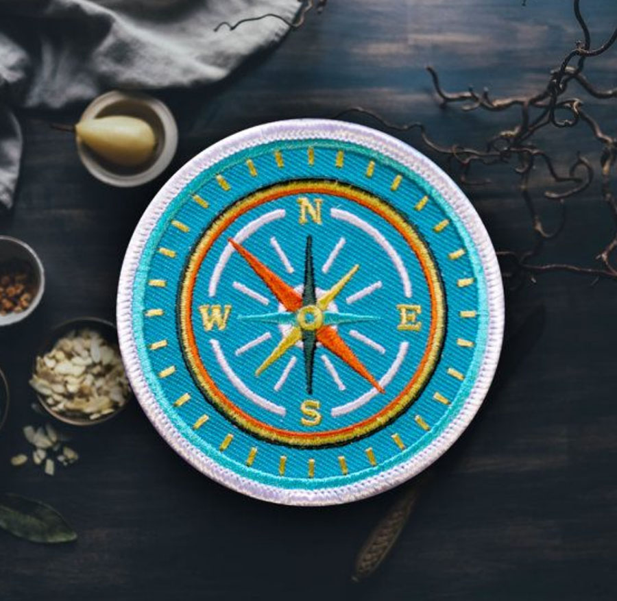 HIGH QUALIT BLUE FASHION COMPASS EMBROIDERY PATCH FRESH ADVENTURE COOL FASHIONABLE IRON ON SEW ON CLOTHING JACKET PATCH FREE SHIPPING, Black
HIGH QUALIT BLUE FASHION COMPASS EMBROIDERY PATCH FRESH ADVENTURE COOL FASHIONABLE IRON ON SEW ON CLOTHING JACKET PATCH FREE SHIPPING, Black