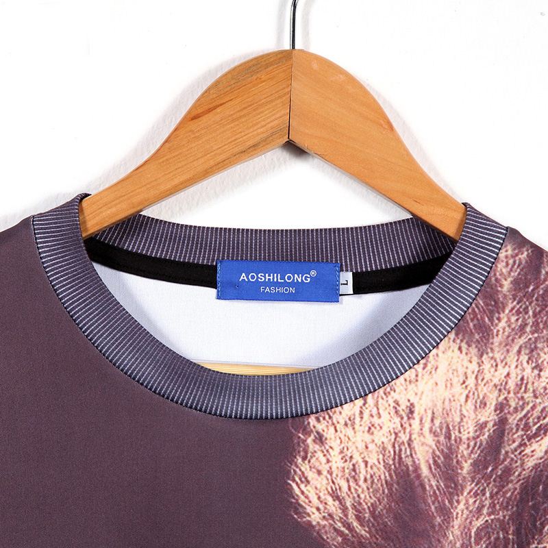 FG 1509 Raisevern new harajuku print animal tiger pullover 3d hoodies sweatshirt sudaderas tops clothes mens casual autumn streetwear