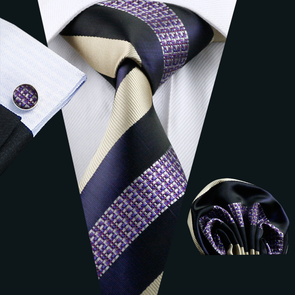 Silk Purple Stripe … - image