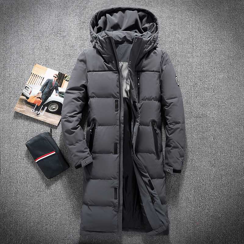 Wholesale-Mens Hooded Extra Long Duck Down Padded Jackets Man Thick Winter Down Coats Male Fashion Long Overcoat Keep Warm Outerwear 8005, Gray
Wholesale-Mens Hooded Extra Long Duck Down Padded Jackets Man Thick Winter Down Coats Male Fashion Long Overcoat Keep Warm Outerwear 8005, Gray