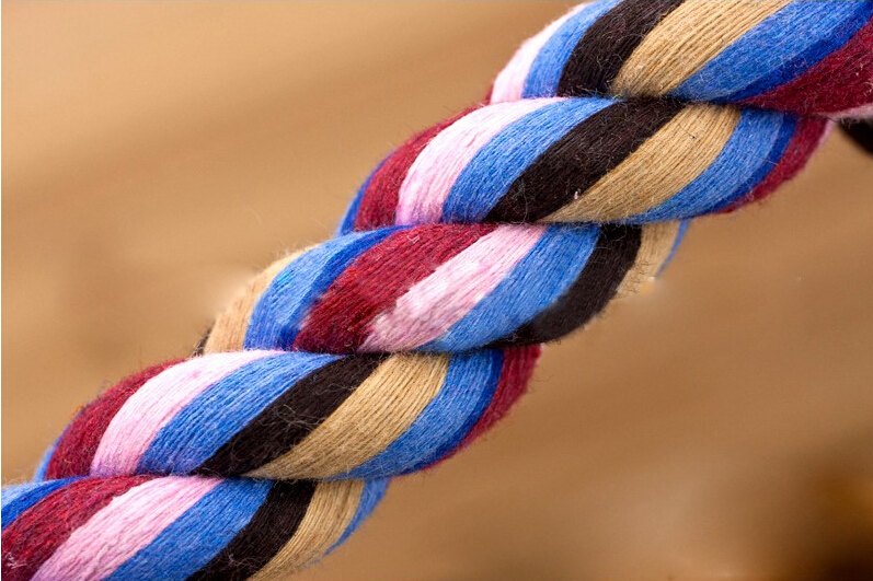 Pets dogs pet supplies Pet Dog Puppy Cotton Chew Knot Toy Durable Braided Bone Rope 16CM Funny Tool XMHM072