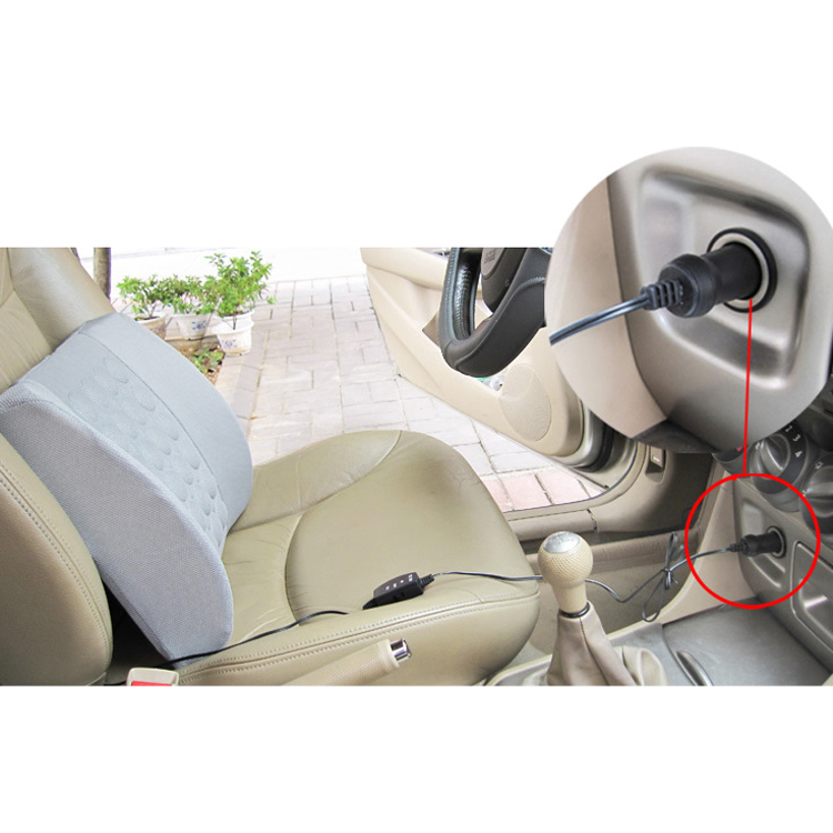 New Electric Car Lumbar Support High Quality Car Back Seat Cushion Auto Seat Massage Relaxation Waist Support Pillow