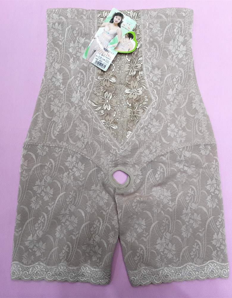 #8198A women's sexy function underwear lace Super-high waist crotchless abdomen girdle body shaping pants shapewear spanx, Khaki
#8198A women's sexy function underwear lace Super-high waist crotchless abdomen girdle body shaping pants shapewear spanx, Khaki